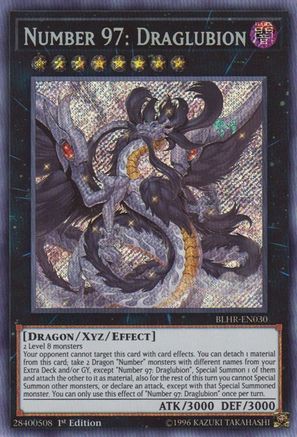 Number 97: Draglubion [BLHR-EN030] Secret Rare - Trinity Hobby