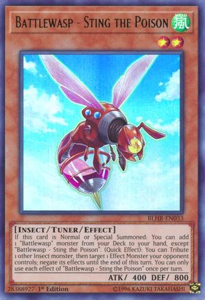Battlewasp - Sting the Poison [BLHR-EN033] Ultra Rare - Trinity Hobby