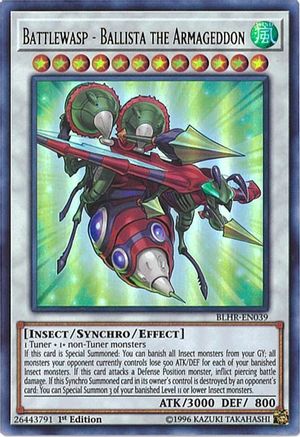 Battlewasp - Ballista the Armageddon [BLHR-EN039] Ultra Rare - Trinity Hobby