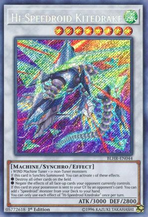 Hi-Speedroid Kitedrake [BLHR-EN044] Secret Rare - Trinity Hobby
