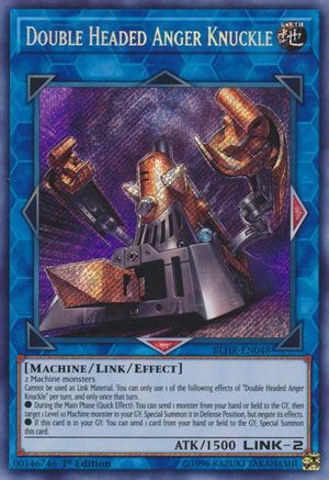 Double Headed Anger Knuckle [BLHR-EN048] Secret Rare - Trinity Hobby