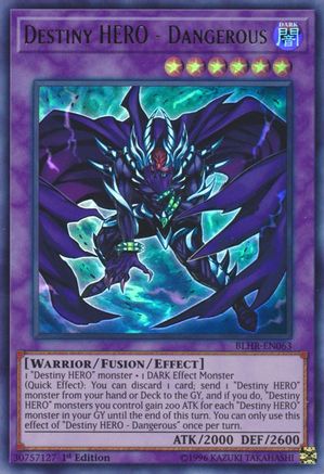 Destiny Hero - Dangerous [BLHR-EN063] Ultra Rare - Trinity Hobby