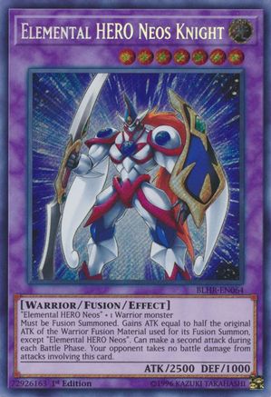 Elemental Hero Neos Knight [BLHR-EN064] Secret Rare - Trinity Hobby