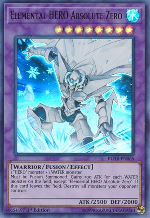 Elemental Hero Absolute Zero [BLHR-EN065] Ultra Rare - Trinity Hobby