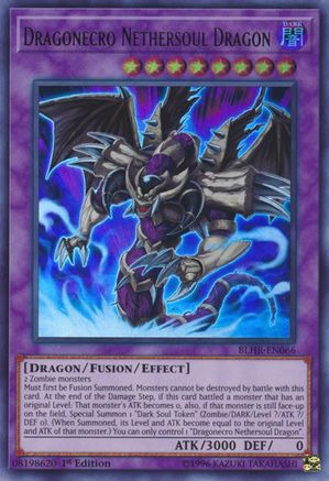 Dragonecro Nethersoul Dragon [BLHR-EN066] Ultra Rare - Trinity Hobby