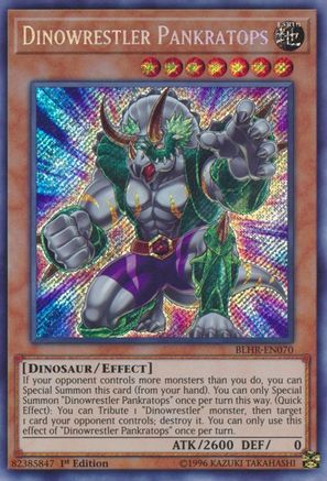 Dinowrestler Pankratops [BLHR-EN070] Secret Rare - Trinity Hobby
