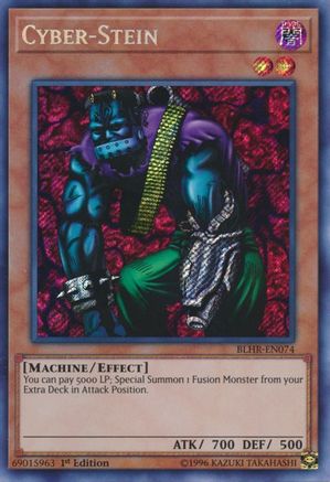 Cyber-Stein [BLHR-EN074] Secret Rare - Trinity Hobby