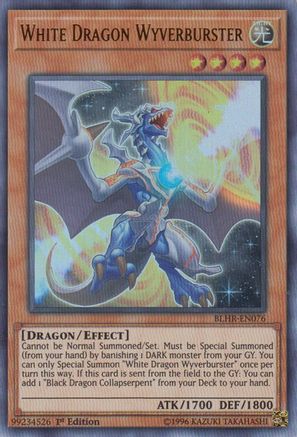 White Dragon Wyverburster [BLHR-EN076] Ultra Rare - Trinity Hobby
