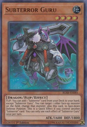 Subterror Guru [BLHR-EN084] Ultra Rare - Trinity Hobby