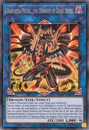 Darkness Metal, the Dragon of Dark Steel [JUMP-EN087] Ultra Rare - Trinity Hobby