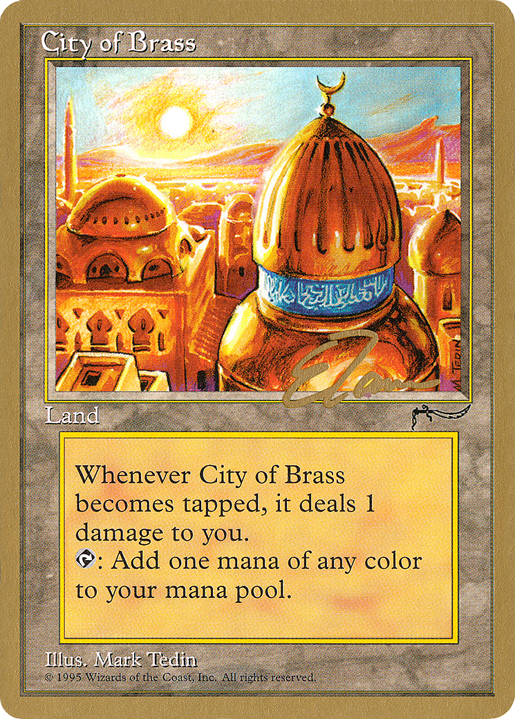 City of Brass (Eric Tam) [Pro Tour Collector Set] - Trinity Hobby