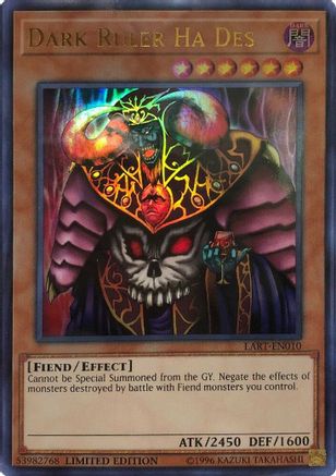 Dark Ruler Ha Des [LART-EN010] Ultra Rare - Trinity Hobby