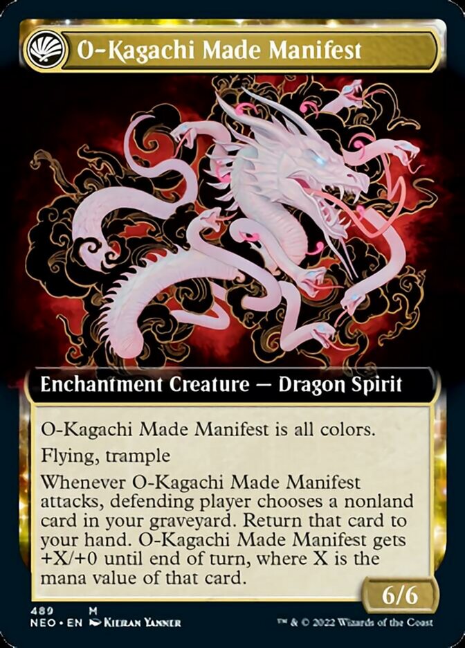 The Kami War // O-Kagachi Made Manifest (Extended Art) [Kamigawa: Neon Dynasty] - Trinity Hobby