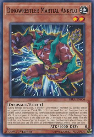 Dinowrestler Martial Ankylo [RIRA-EN006] Common - Trinity Hobby