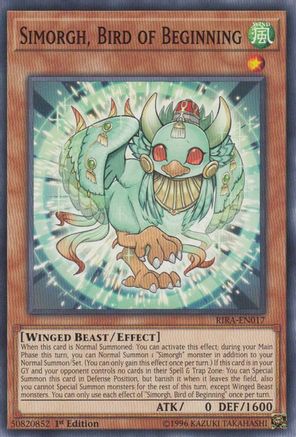 Simorgh, Bird of Beginning [RIRA-EN017] Common - Trinity Hobby