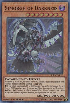 Simorgh of Darkness [RIRA-EN022] Super Rare - Trinity Hobby
