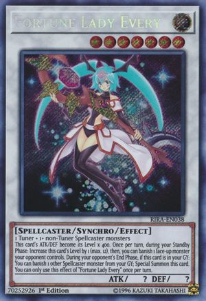Fortune Lady Every [RIRA-EN038] Secret Rare - Trinity Hobby
