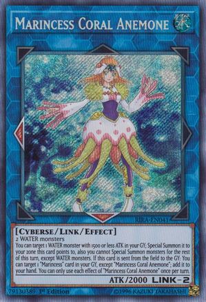 Marincess Coral Anemone [RIRA-EN041] Secret Rare - Trinity Hobby