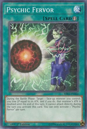 Psychic Fervor [RIRA-EN064] Common - Trinity Hobby