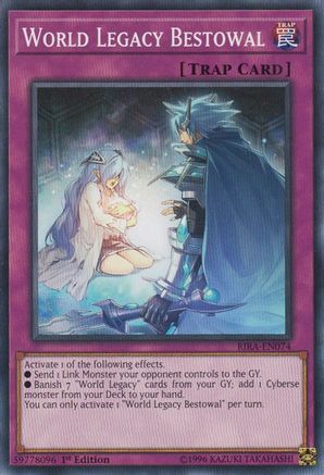 World Legacy Bestowal [RIRA-EN074] Common - Trinity Hobby