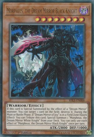Morpheus, the Dream Mirror Black Knight [RIRA-EN088] Ultra Rare - Trinity Hobby