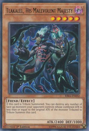 Tlakalel, His Malevolent Majesty [RIRA-ENSP1] Ultra Rare - Trinity Hobby
