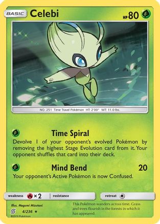 Celebi (4/236) [Sun & Moon: Unified Minds] - Trinity Hobby