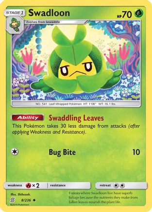 Swadloon (8/236) [Sun & Moon: Unified Minds] - Trinity Hobby