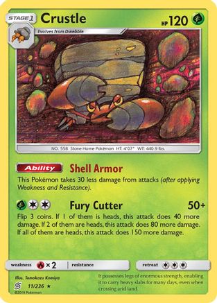 Crustle (11/236) [Sun & Moon: Unified Minds] - Trinity Hobby