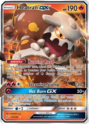 Heatran GX (25/236) [Sun & Moon: Unified Minds] - Trinity Hobby