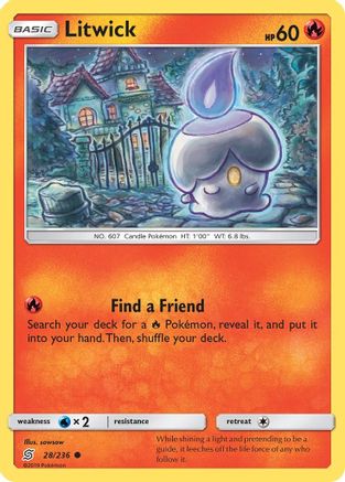 Litwick (28/236) [Sun & Moon: Unified Minds] - Trinity Hobby