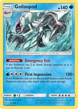 Golisopod (51/236) [Sun & Moon: Unified Minds] - Trinity Hobby