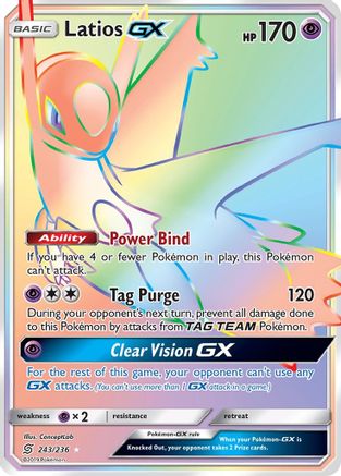 Latios GX (243/236) [Sun & Moon: Unified Minds] - Trinity Hobby