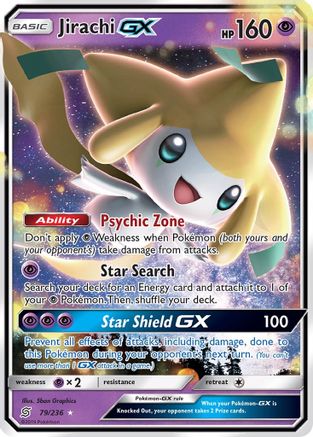 Jirachi GX (79/236) [Sun & Moon: Unified Minds] - Trinity Hobby