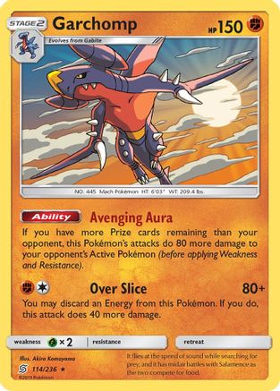 Garchomp (114/236) [Sun & Moon: Unified Minds] - Trinity Hobby