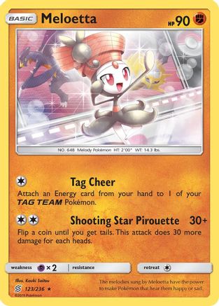Meloetta (123/236) [Sun & Moon: Unified Minds] - Trinity Hobby