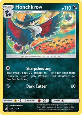Honchkrow (130/236) [Sun & Moon: Unified Minds] - Trinity Hobby