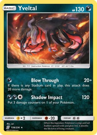 Yveltal (139/236) [Sun & Moon: Unified Minds] - Trinity Hobby