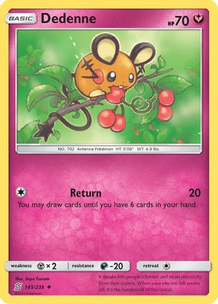 Dedenne (145/236) [Sun & Moon: Unified Minds] - Trinity Hobby