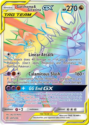 Garchomp & Giratina GX (247/236) [Sun & Moon: Unified Minds] - Trinity Hobby