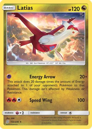 Latias (153/236) [Sun & Moon: Unified Minds] - Trinity Hobby