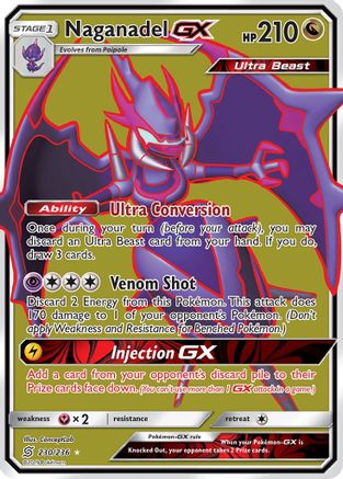 Naganadel GX (230/236) [Sun & Moon: Unified Minds] - Trinity Hobby