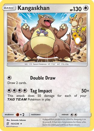 Kangaskhan (163/236) [Sun & Moon: Unified Minds] - Trinity Hobby