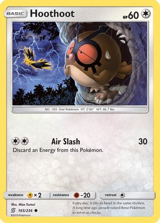 Hoothoot (165/236) [Sun & Moon: Unified Minds] - Trinity Hobby