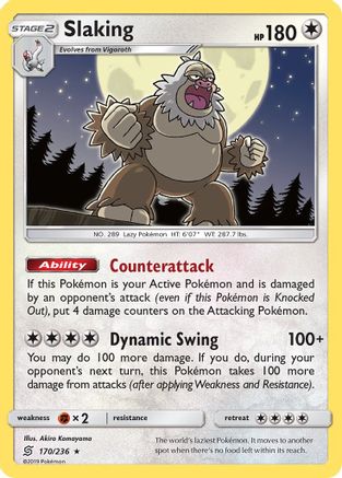 Slaking (170/236) [Sun & Moon: Unified Minds] - Trinity Hobby