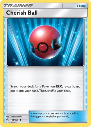 Cherish Ball (191/236) [Sun & Moon: Unified Minds] - Trinity Hobby