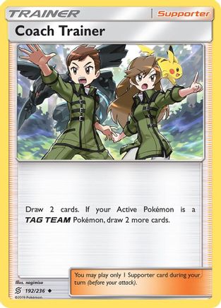 Coach Trainer (192/236) [Sun & Moon: Unified Minds] - Trinity Hobby