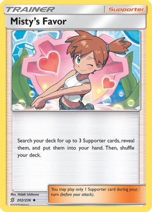 Misty's Favor (202/236) [Sun & Moon: Unified Minds] - Trinity Hobby
