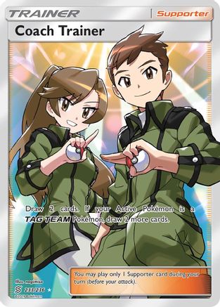 Coach Trainer (233/236) [Sun & Moon: Unified Minds] - Trinity Hobby