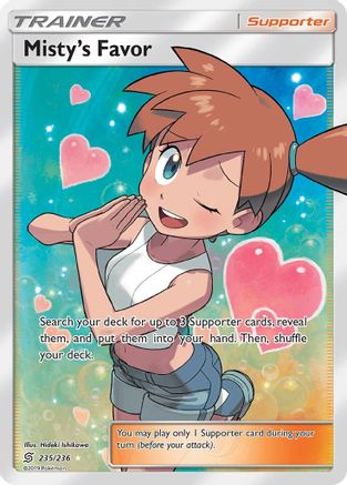 Misty's Favor (235/236) [Sun & Moon: Unified Minds] - Trinity Hobby